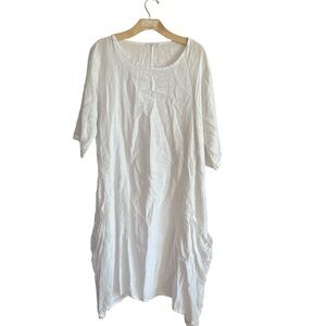 Elegant White Women's Dress